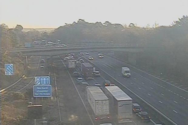 Drivers Warned Of Delays On The M3 Due To Ongoing Roadworks