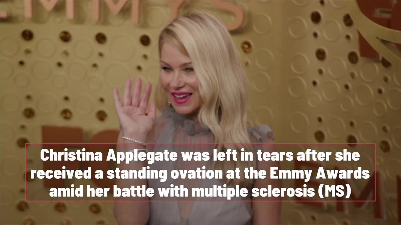 Christina Applegate Cries During Standing Ovation At The Emmys