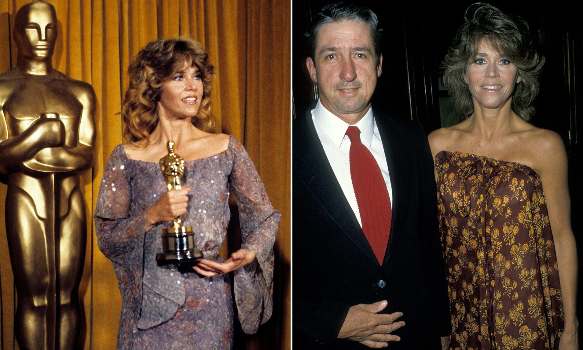 Jane Fonda used to HIDE her Oscars during marriage to Tom Hayden