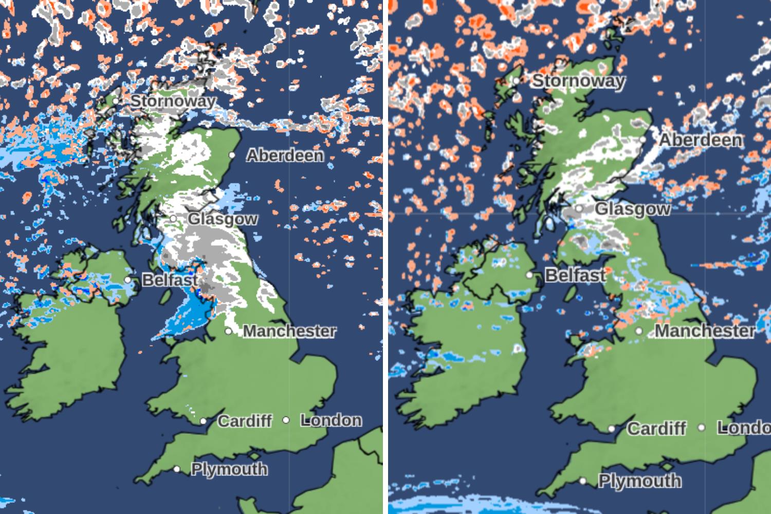 Snow Forecast: Where Will It Snow? Met Office Maps Reveal UK Areas Set ...