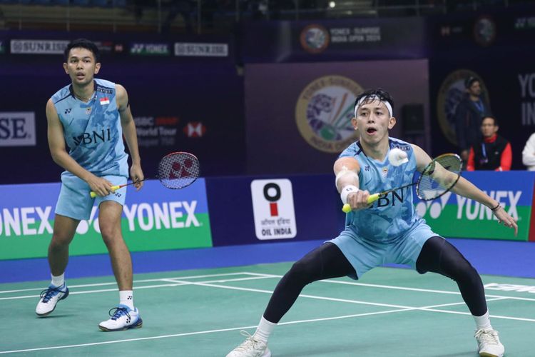 Hasil India Open 2024 Pecundangi Penakluk Leo/Daniel, Fajar/Rian