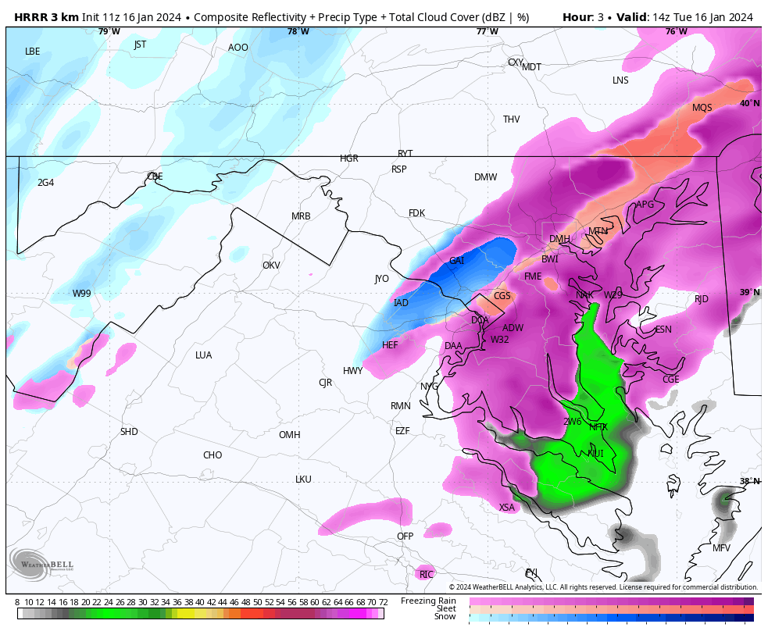 Updated forecast Wintry mix ends but it’s cold and icy