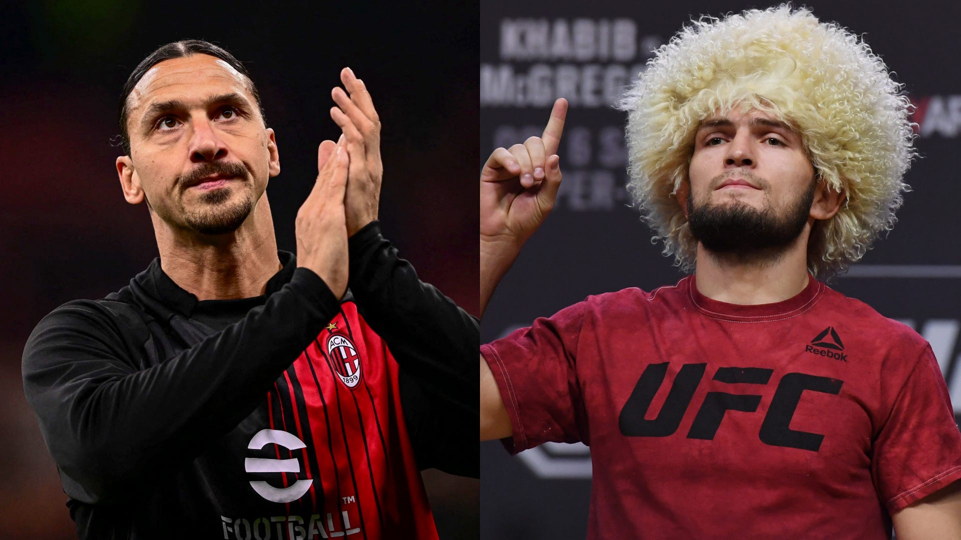 WATCH: UFC & AC Milan Royalty Unite! Zlatan Ibrahimovic Welcomes Khabib ...