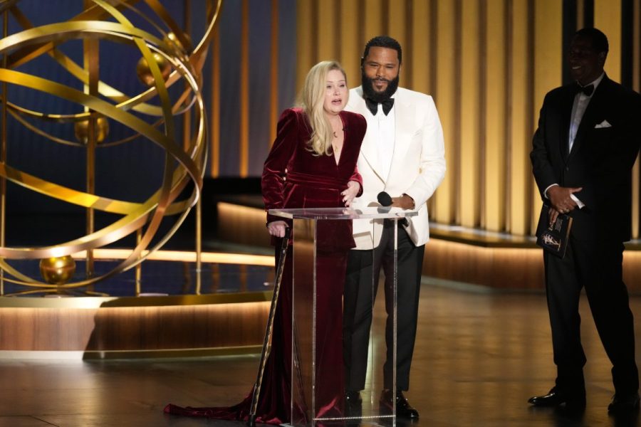 Christina Applegate Receives Standing Ovation At Emmys