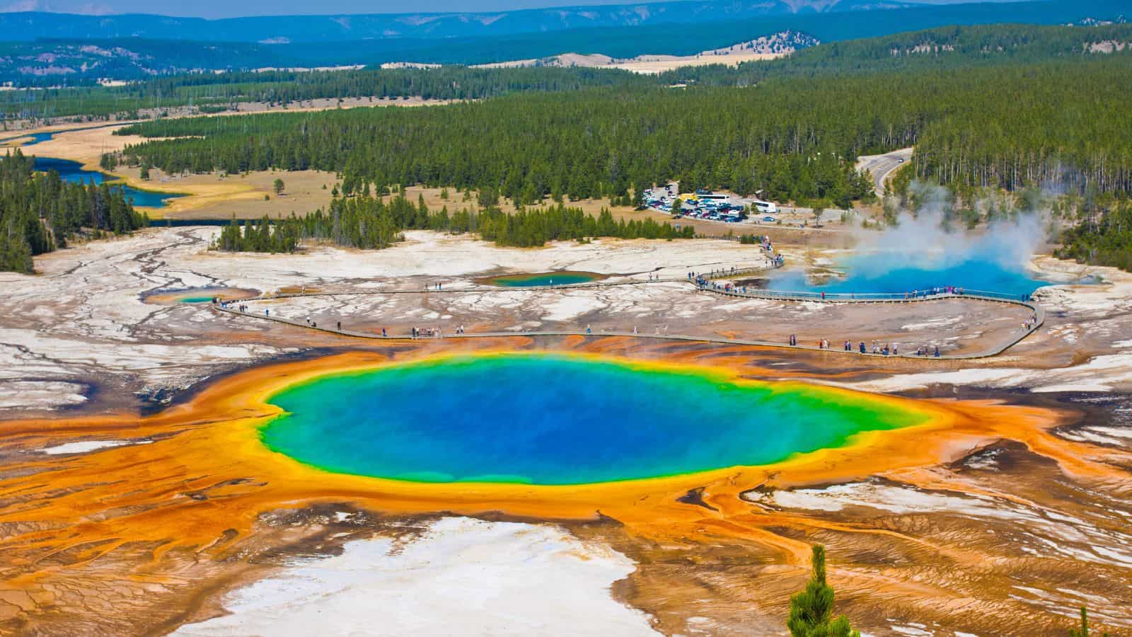 <p>Yellowstone National Park, established in 1872, was the world’s first national park. This pioneering step by the U.S. sparked a global movement in the conservation of natural beauty and wildlife.</p>