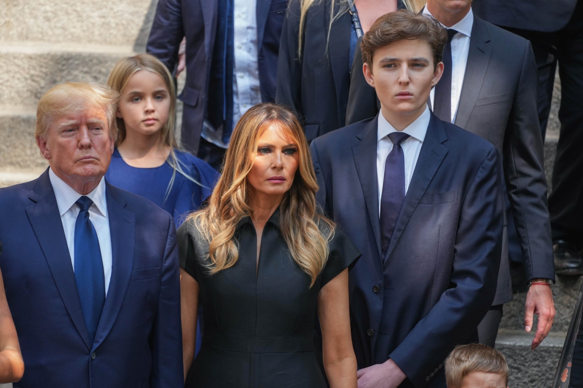 Trump Reveals Why His And Melania S Son Barron Is So Tall   AA1n4TAu.img