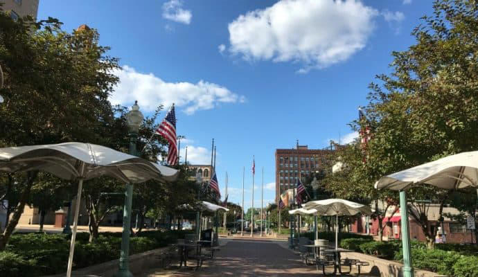 Did you know the Lincoln Highway runs through Downtown Canton, Ohio? Neither did I until a recent visit. Photo Credit: Steven Locke