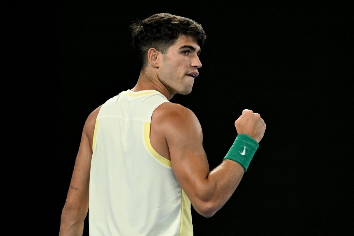 Australian Open Tennis: Carlos Alcaraz Cruises To First-round Victory