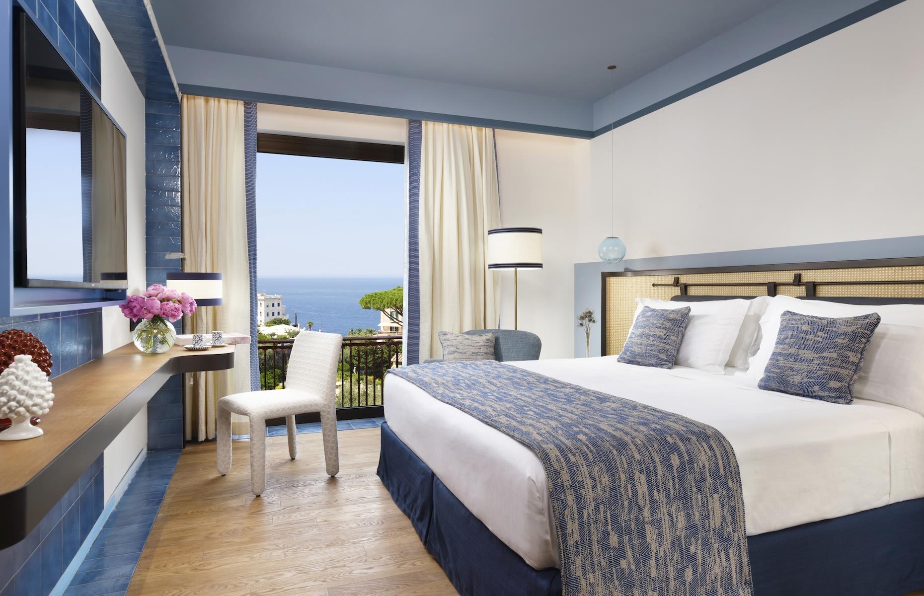 <p>As if we needed another reason to add the Amalfi Coast to our must-visit list... Ara Maris Sorrento is set to lure guests to the seaside city when it opens on the lemon-scented coastline in spring. A short hop from Sorrento’s pretty Piazza Tasso, the 49-room hotel – part of Preferred Hotels & Resorts’ L.V.X. Collection – will have some of the best views in town. All rooms have a balcony for enjoying sun-drenched views across the deep blue Bay of Naples and brooding Mount Vesuvius. Its rooftop Lumi Sky Lounge will be the place to be at aperitivo time. </p>