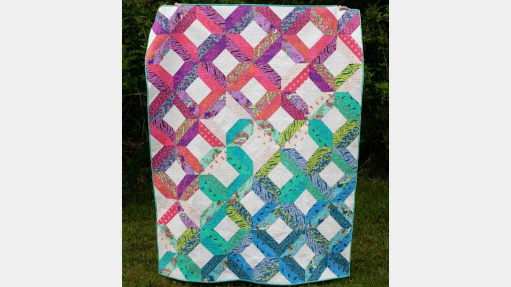 <p>If you loved the first fat quarter fancy quilt pattern, you will love this, too! <a href="https://www.sewcanshe.com/blog/fat-quarter-fancy-ii-a-new-free-fat-quarter-quilt-pattern" rel="noreferrer noopener">Fat Quarter Fancy II</a> is another free quilt pattern that uses a simple block and gives you unlimited ways to arrange it. In this sewing pattern, three fabrics will be used – two prints and a background fabric.</p>