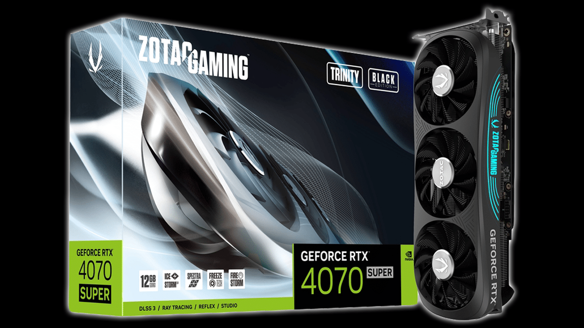 ZOTAC GAMING GeForce RTX 4070 SUPER Trinity Black Edition Video Card Review