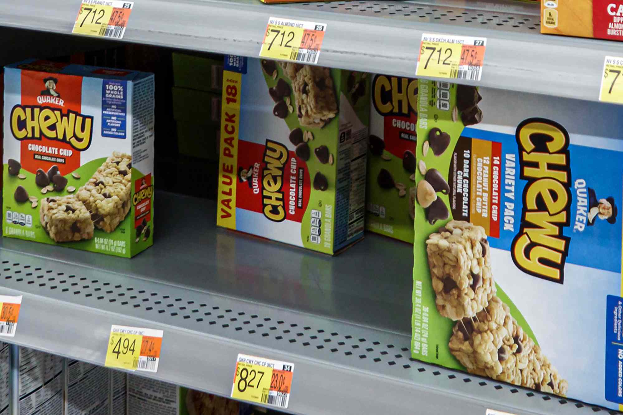 Quaker Expands List Of Recalled Granola Bars And Cereals Due To ...