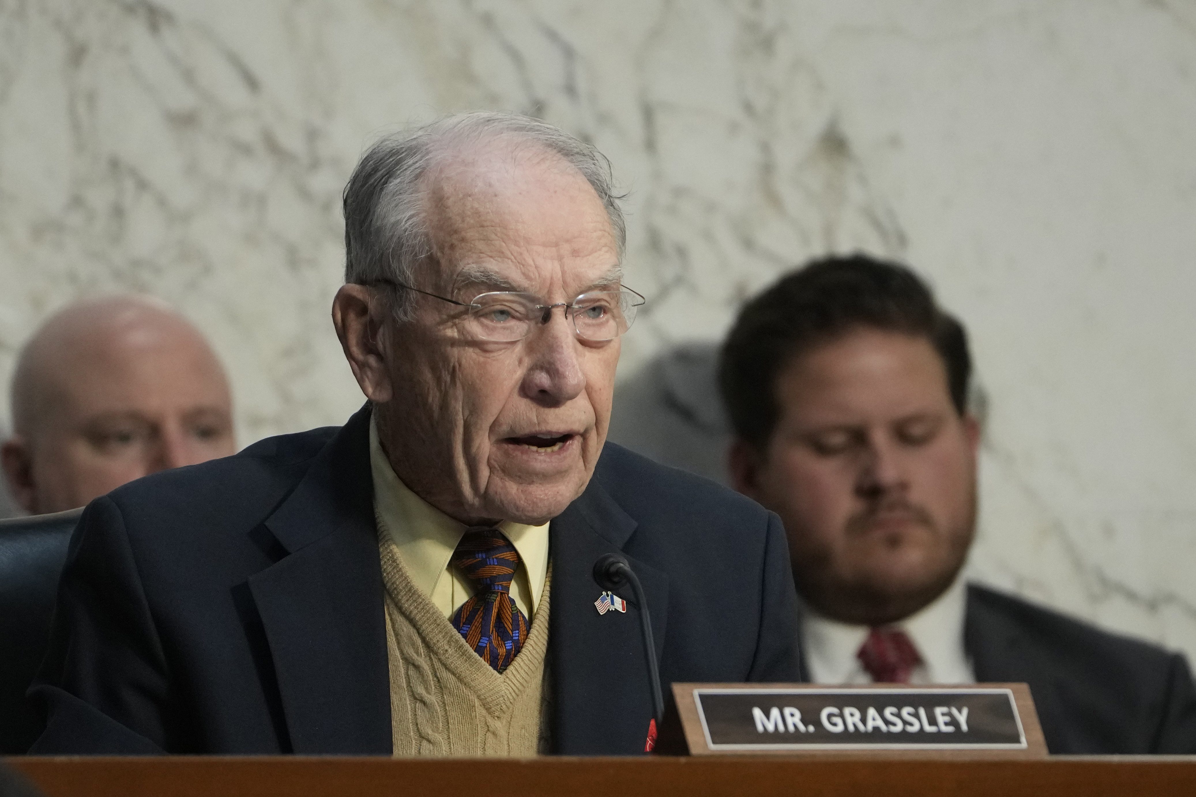 Iowa Republican Sen. Chuck Grassley, 90, Hospitalized After Infection