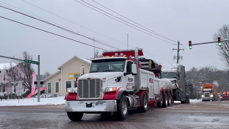 Road Reopens After Tractor-trailer Crash In Luzerne County