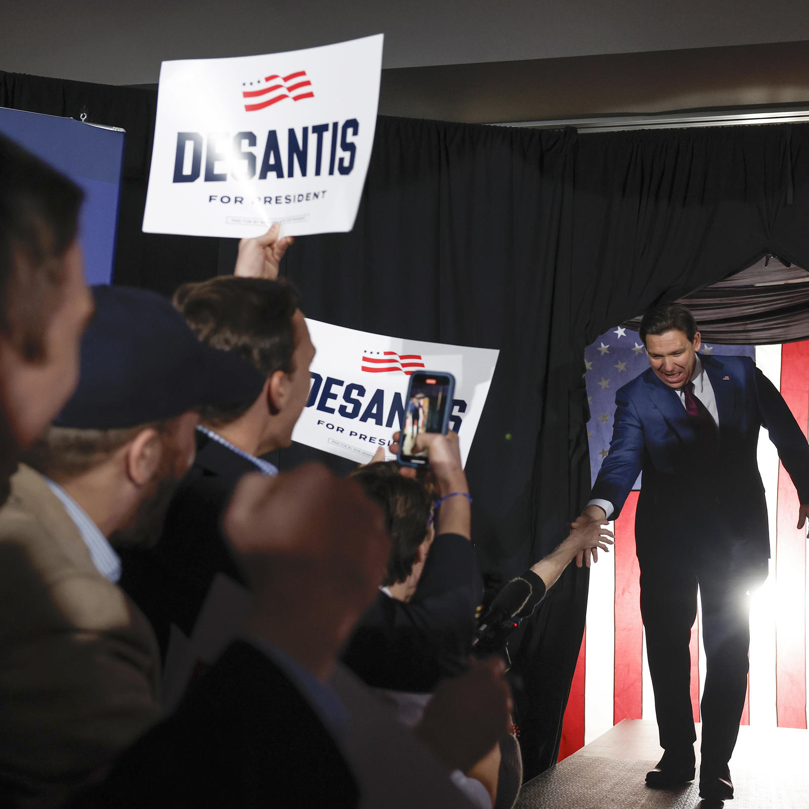 Ron DeSantis Looks Ahead After Placing Distant Second In Iowa Caucuses