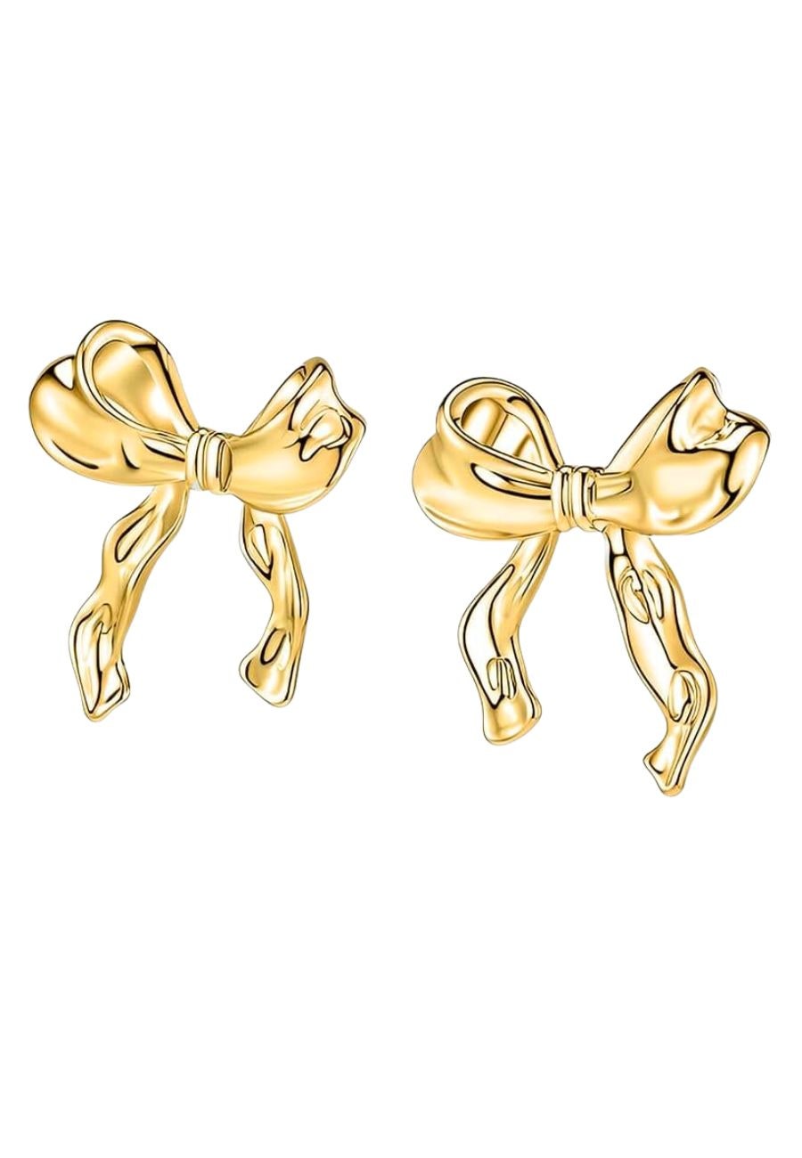 Bow Earrings Are The Cutest Way To Channel 2024 S Biggest Fashion Trend   AA1n5hyv.img