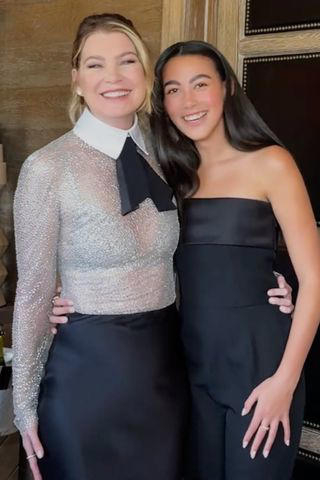 Ellen Pompeo/ Instagram Ellen Pompeo and her daughter, Stella Luna on Jan. 15, 2024 in Los Angeles, CA.