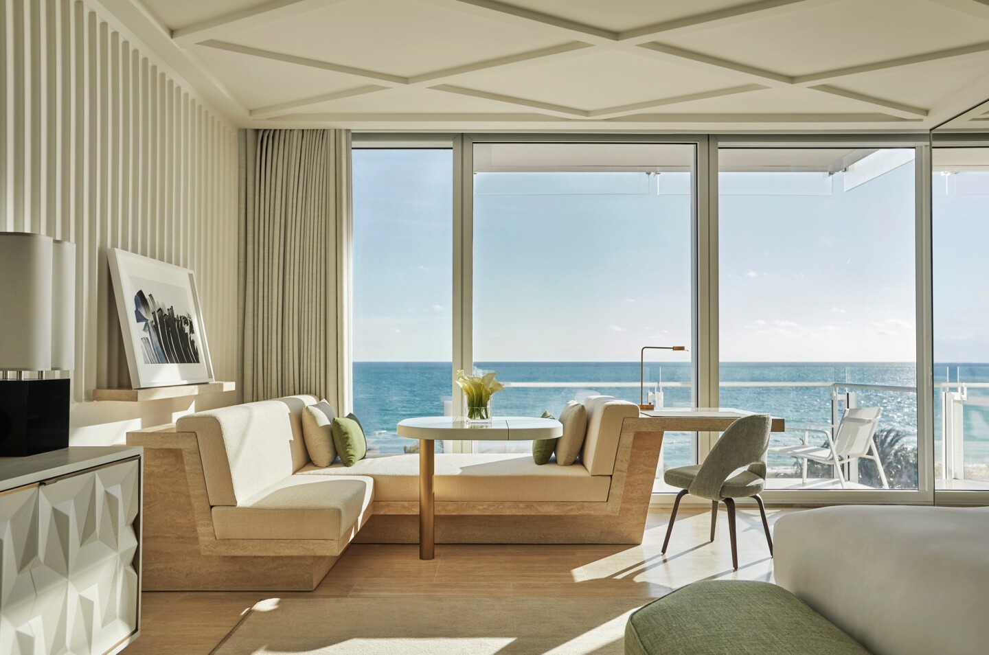 <h2>Day 2: Visit classic South Beach</h2> <p>Rise in time to catch a syrupy sunrise over the Atlantic Ocean from a suite at the <a class="Link" href="https://www.fourseasons.com/surfside/" rel="noopener">Four Seasons Hotel at the Surfclub, Surfside, Florida</a>, a family favorite thanks to the complimentary all-day kids club for ages 4 to 12.</p> <p>Hop on one of the complimentary bicycles (or a Miami-Dade Transit bus) for a leisurely ride south to South Beach. Set your sights on two classic restaurants for lunch, suggests Lee Brian Schrager, founder of the <a class="Link" href="https://sobewff.org/" rel="noopener">Food Network South Beach Wine & Food Festival</a> (Feb. 22–25, 2024). For “classic Miami,” he says <a class="Link" href="https://www.yelp.com/biz/puerto-sagua-restaurant-miami-beach" rel="noopener">Puerto Sagua</a> is a charming Cuban restaurant whose dishes shine. “I always get some croquetas or a <i>medianoche</i> sandwich to start the day, with a <i>cafecito</i>, of course.” During stone crab season (Oct. 15–May 1 every year), <a class="Link" href="https://joesstonecrab.com/" rel="noopener">Joe’s Stone Crab</a> is “one of those restaurants where you sit down and enjoy the entire experience,” Schrager says (the stone crab and hash browns are obligatory, and the stone crab bisque is a favorite for a quick lunch).</p> <p><a class="Link" href="https://www.miamiandbeaches.com/l/outdoor-experiences/south-pointe-park/2966" rel="noopener">South Pointe Park</a>, on South Beach’s southernmost tip, is a sweet spot for an afternoon swim in the ocean. A short stroll away, in the South of Fifth neighborhood, try the Latin American and Mediterranean fusion at <a class="Link" href="https://abbaletlv.com/" rel="noopener">Abbalé Telavivian Kitchen</a>; think Moroccan-spiced black grouper, <i>shakshuka</i>, and shawarma-spiced wagyu picanha steak.</p> <p>The Four Seasons’ concierge, Brian Bean, also suggests an outing to <a class="Link" href="https://palominoranchtours.com/" rel="noopener">Palomino Ranch</a> 20 miles south in Key Biscayne for an unexpected eco-tour—it plays out on horseback, just minutes from downtown’s high-rises, and wraps in history and nature during a visit to the gorgeous coastal hammock trails maintained by volunteers at Virginia Key Beach Park. “You start the tour through beautiful scenery and then finish trotting on these gentle horses through warm waters. It’s not crowded and is really quite fun, peaceful, and memorable,” says Bean.</p>