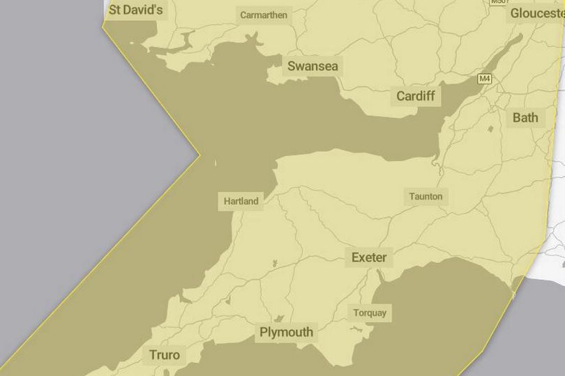 Met Office Issues 18-hour 'danger To Life' Weather Warning For South West