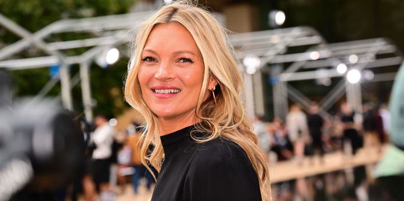 Kate Moss celebrated her 50th in a see-through black lace dress