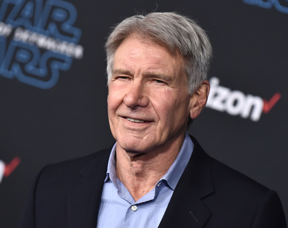 Harrison Ford tearful on stage over ‘lovely wife’ Calista Flockhart ...