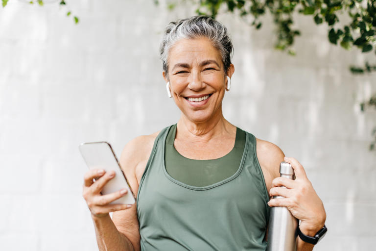 Stock image showing a woman preparing to exercise. A survey investigating the diet of thousands of women has shed new light on the link between protein consumption and healthy aging.