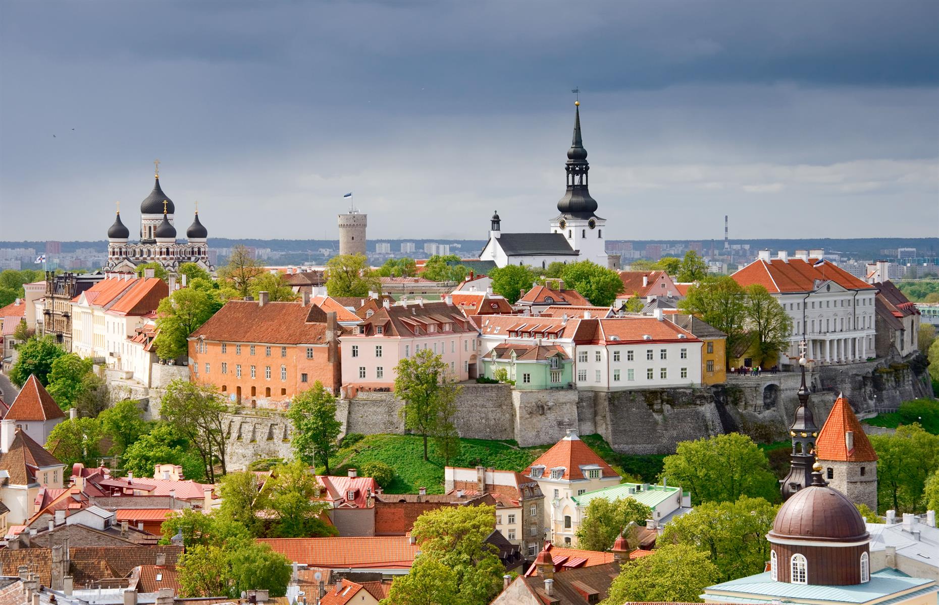 <p>Staying in Eastern Europe, Estonia (pictured) and Lithuania have the world's eighth most powerful passports, admitting residents to 187 countries without an existing visa.</p>  <p>Along with Latvia, the Baltic nations of Estonia and Lithuania were ruled by the Soviet Union until 1991 but still featured on America's official diplomatic list during that period. Since they had no sovereignty at home, national passports were solely issued by their consulates in New York. </p>