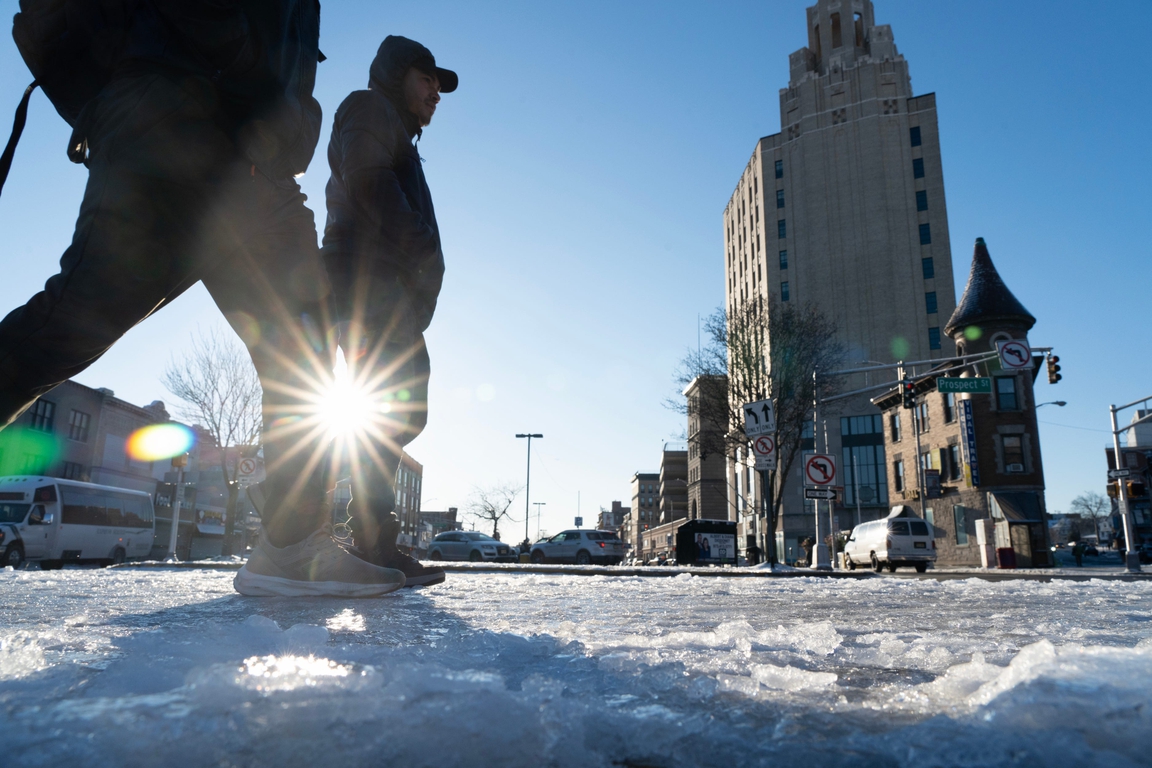 The ice cold aftermath of Winter Storm Heather in New Jersey