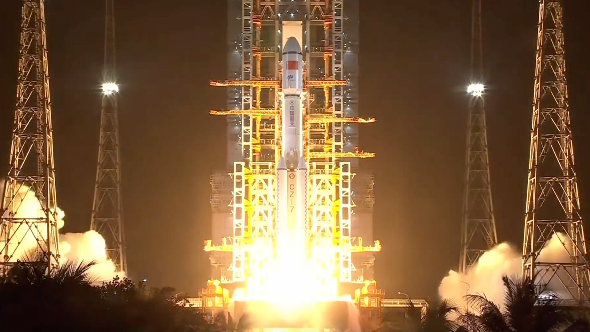 China Launches Tianzhou 7 Cargo Craft To Tiangong Space Station (video)