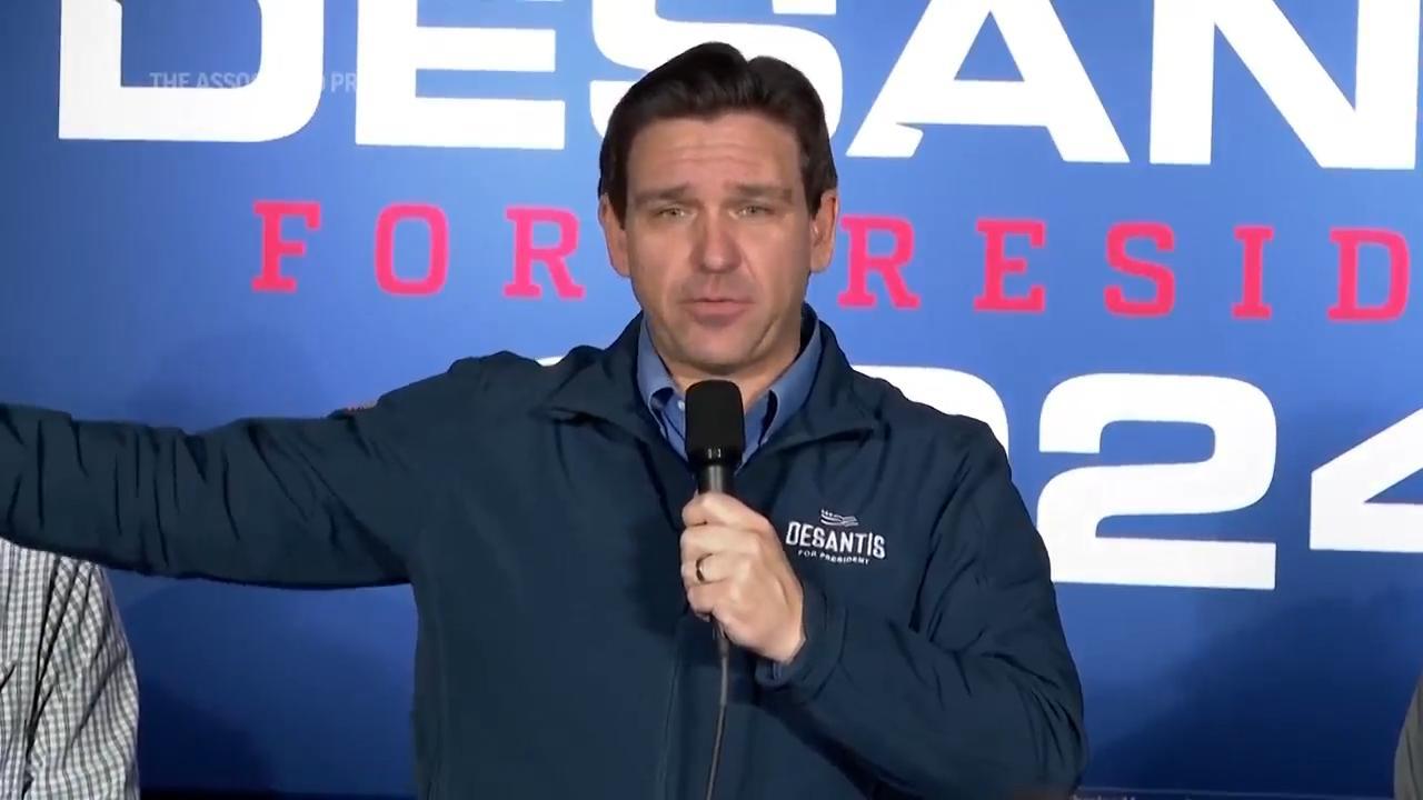 Ron DeSantis Takes Aim At Haley And Trump In New Hampshire