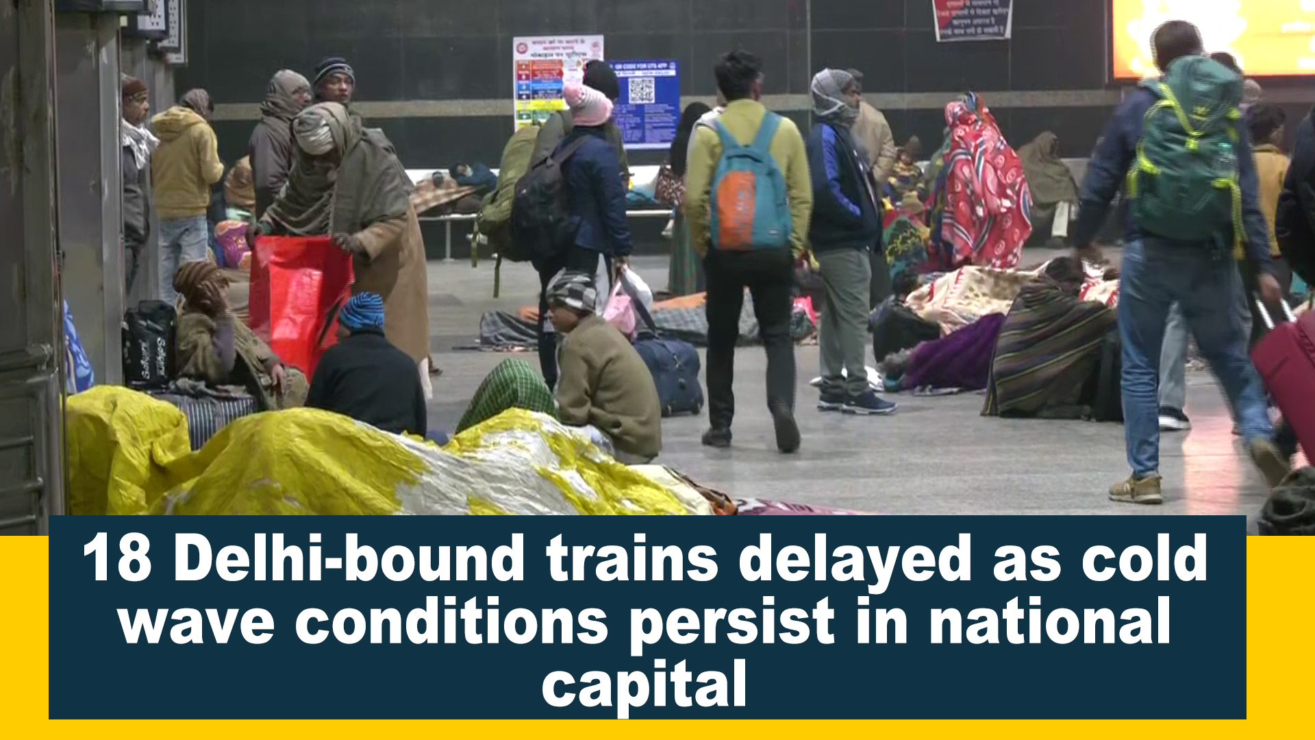 18 Delhi-bound Trains Delayed As Cold Wave Conditions Persist In ...