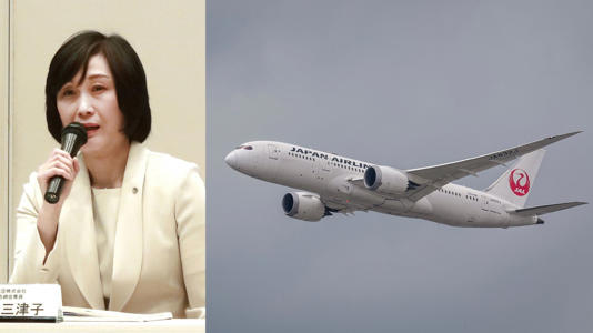 Japan Airlines' first-ever female president Mitsuko Tottori worked as cabin crew for 20 years with the company. Marcio Rodrigo Machado/S3studio/Getty Images