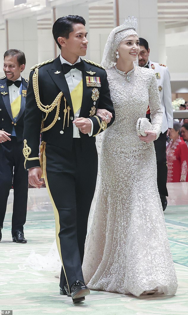 Prince Abdul Mateen's wife donned stunning gown by Zuhair Murad