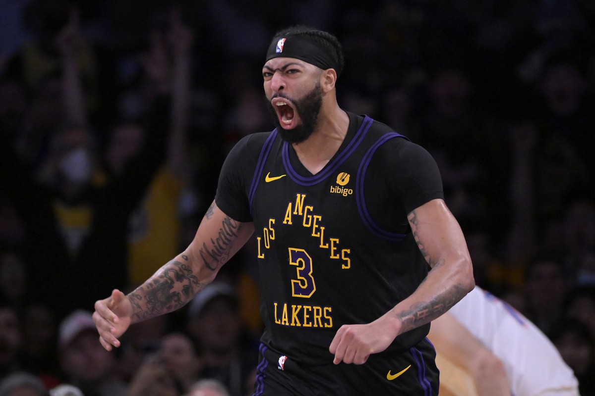 anthony davis made nba history in mavs-lakers game