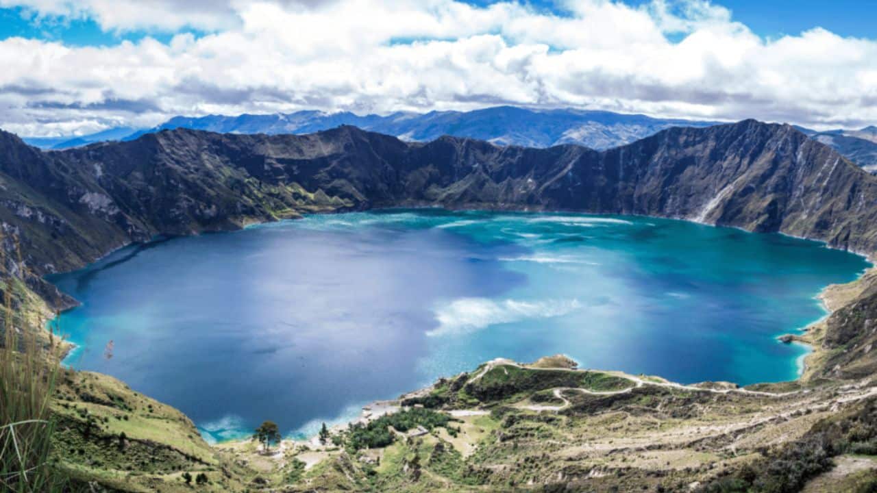 <p>Once a soaring volcano, <a href="https://explorersaway.com/quilotoa-crater-hike/">Quilotoa</a> is now a water-filled caldera in one of the most remote, mountainous corners of Ecuador. Descend down the crater’s steep slopes to reach the turquoise lake at the bottom, where you can kayak. Then, challenge yourself with the ascent back up to the crater rim; with the incredible altitude at Quilotoa, this challenge is greater than you might think. Thankfully, enterprising locals offer donkeys for visitors who would rather enjoy the scenery on the way back up than test their strength.</p>