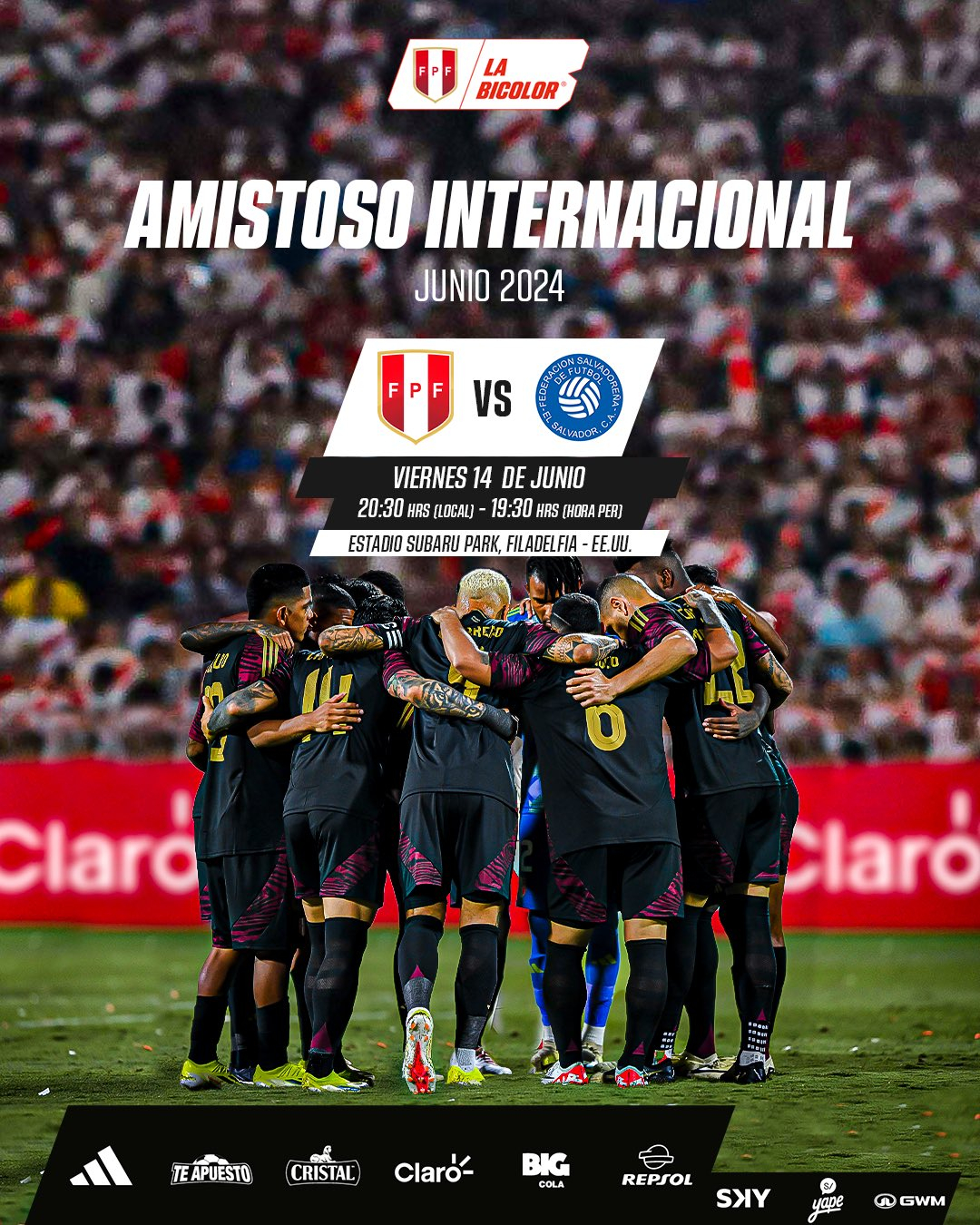 perú vs. el salvador: fecha, hora y canal confirmado del último rival previo al debut en copa américa