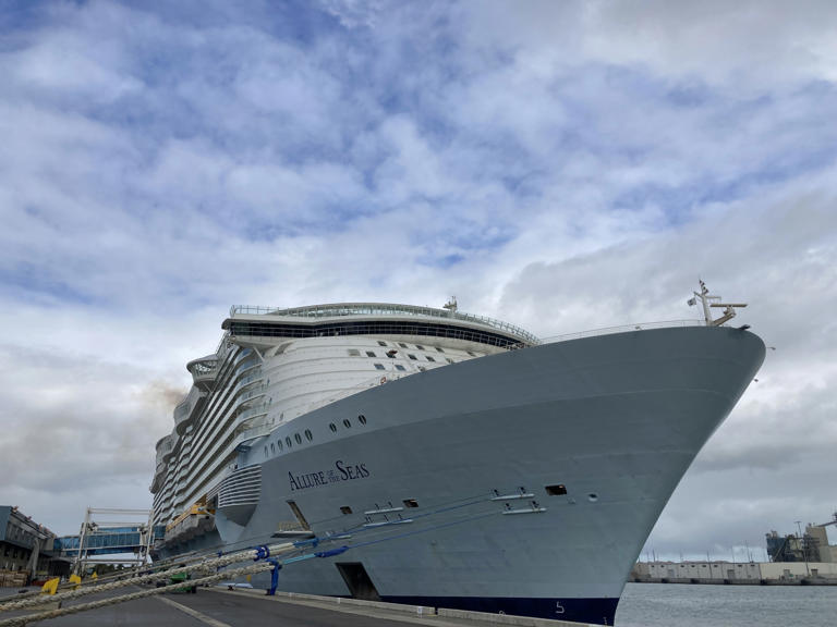 Royal Caribbean's Allure of the Seas arrived to Port Canaveral to home port for the first time on Wednesday, Oct. 25, 2023.