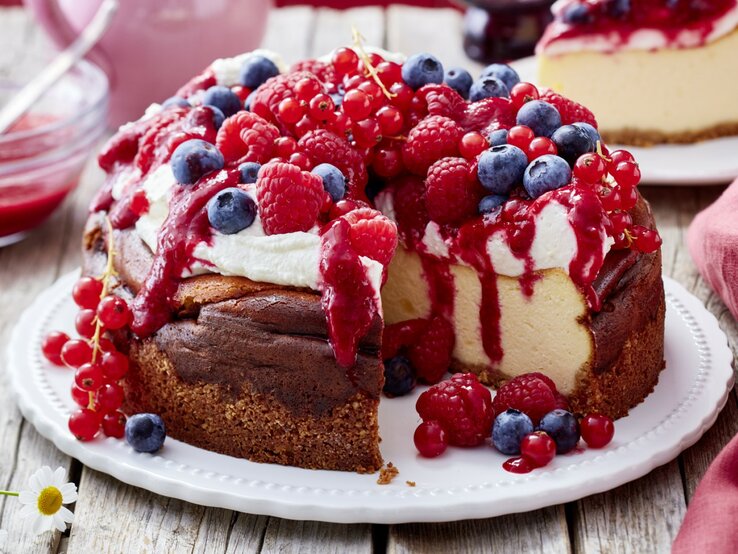 Beeren-Käsekuchen – bitte noch ein Stück!