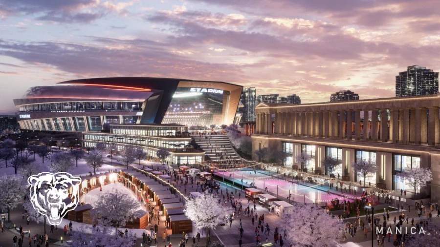 Bears Unveil New Lakefront Stadium Plans At Soldier Field, A Day Before ...