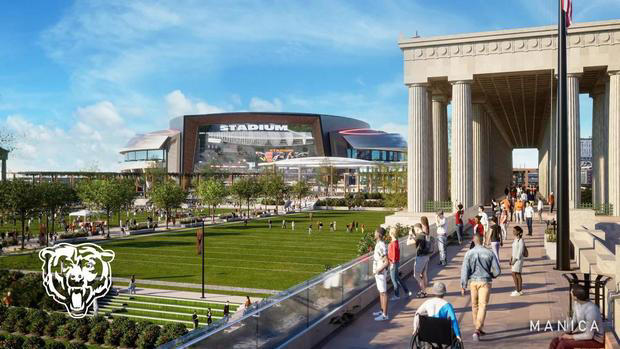 Chicago Bears Unveil Plan For New Domed Stadium On The Lakefront 8651