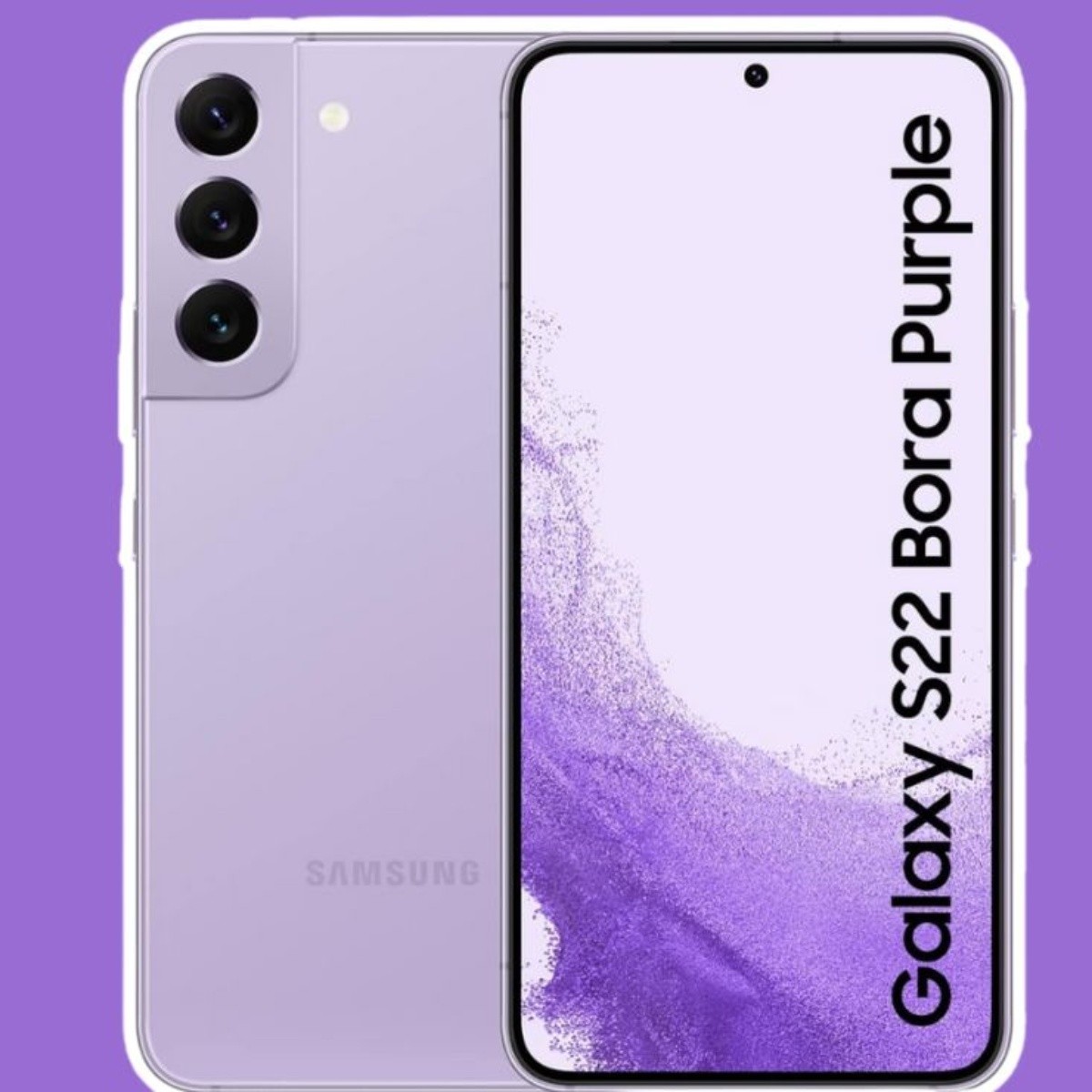 amazon, android, celular samsung galaxy s22 de 256gb bora purple con cámara triple 50mp $6,191 pesos más barato y msi