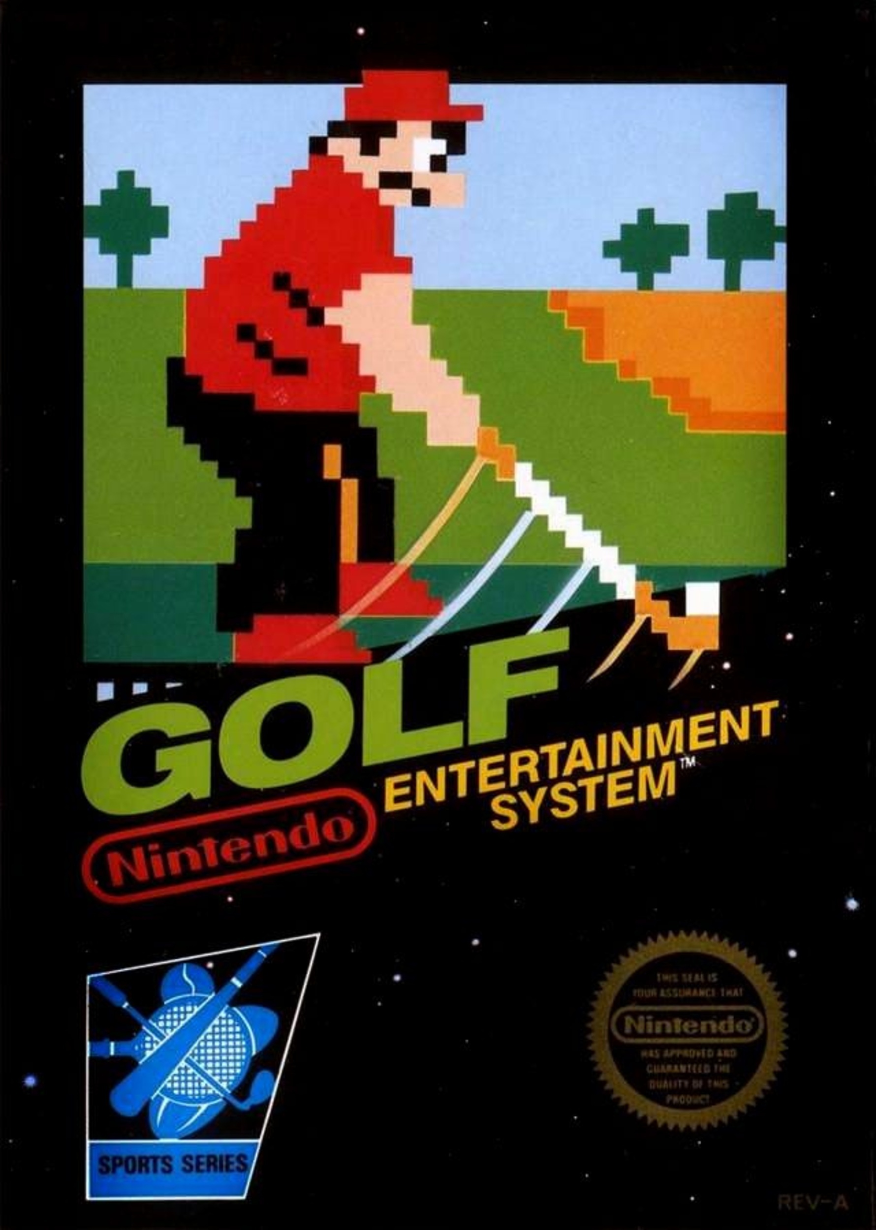 <p>Remember that episode of <em>The Simpsons</em> where Bart gets caught shoplifting a copy of his favorite game, <em>Bonestorm</em>, and his mother forgives him by buying him a copy of <em>Lee Carvalho's Putting Challenge</em>? <em>Golf</em> is the real-world version of that. This blackbox NES title is barely a golf game. The challenge and courses are about as boring as the game's unimaginative title. The sound effects are literally one note and sound like they came from an early prototype for <em>Electronic Battleship</em>.</p><p>You may also like: <a href='https://www.yardbarker.com/entertainment/articles/20_facts_you_might_not_know_about_beetlejuice/s1__37660945'>20 facts you might not know about 'Beetlejuice'</a></p>
