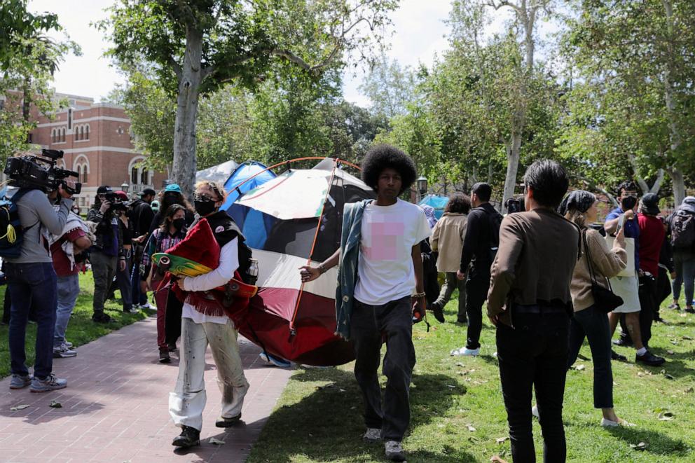 college protests live updates: 93 arrested at usc