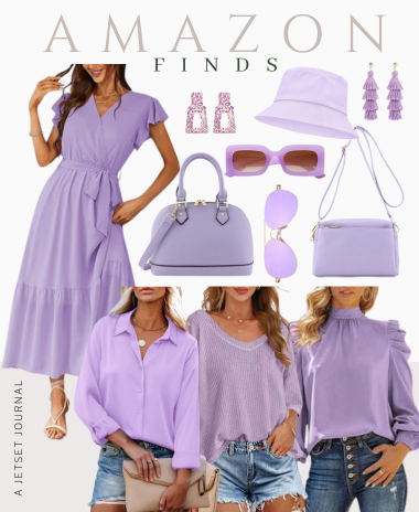 Pretty new finds in shades of lavender and lilac