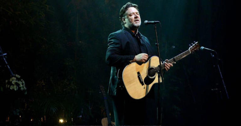 Russell Crowe will bring his Indoor Garden Party to the U.S. this summer.MEGA