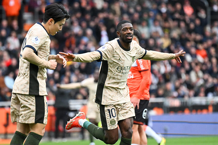 Résumé Vidéo Lorient/PSG (1-4), Doublé De Dembélé Et Mbappé