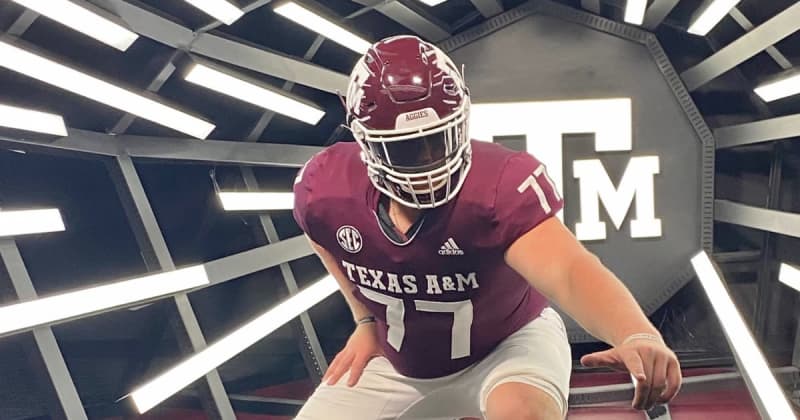 Texas A&M OL Colton Thomasson Enters NCAA Transfer Portal