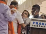 Union minister Nitin Gadkari collapses due to heat during rally in Maharashtra<br><br>
