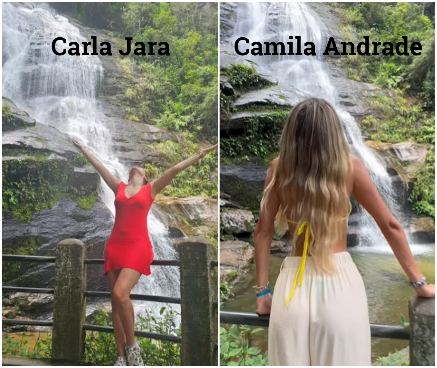 camila andrade es acusada de imitar fotos de carla jara en brasil