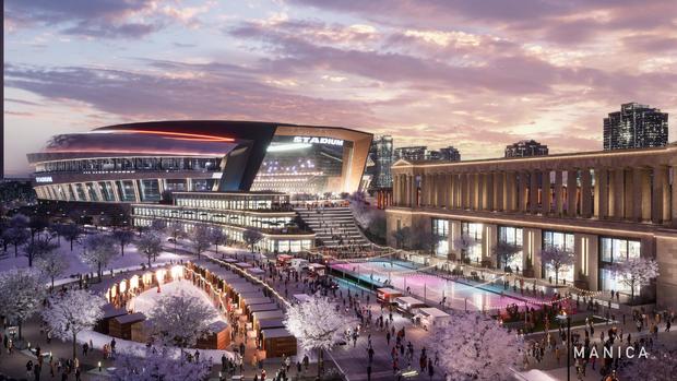 Chicago Bears Unveil Plan For New Domed Stadium On The Lakefront